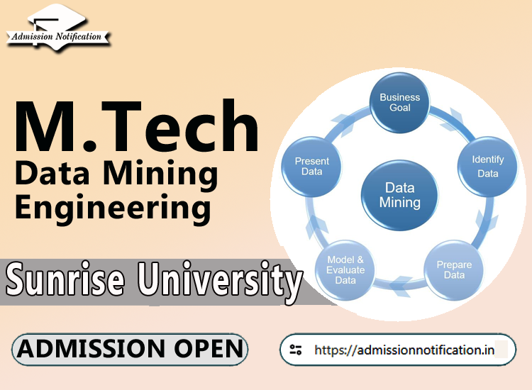Sunrise University M.Tech Data Mining Engineering   Course Admission 2025-26, Eligibility, Entrance Exam,  Fees  Future and Scope