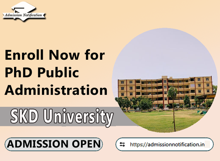 PhD Public Administration Admission Guidelines in SKD University