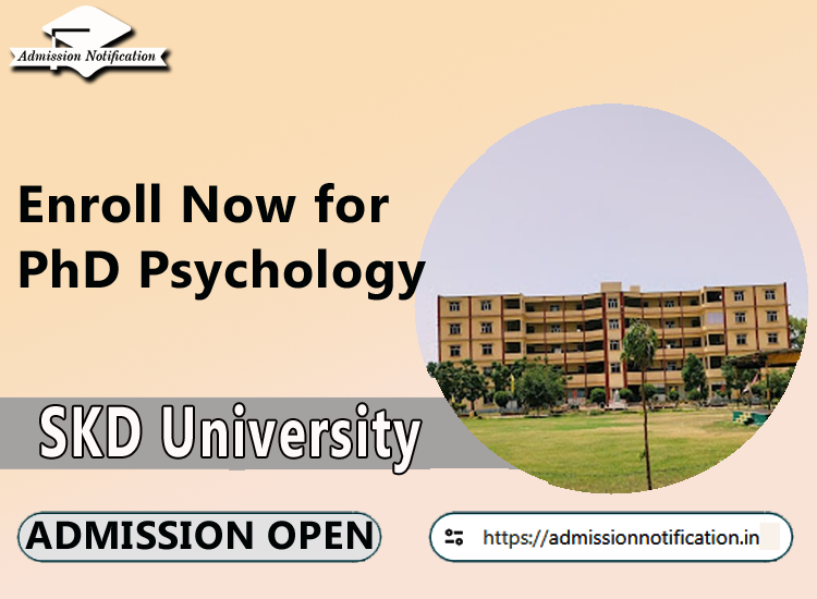 PhD Psychology Admission Guidelines in SKD University