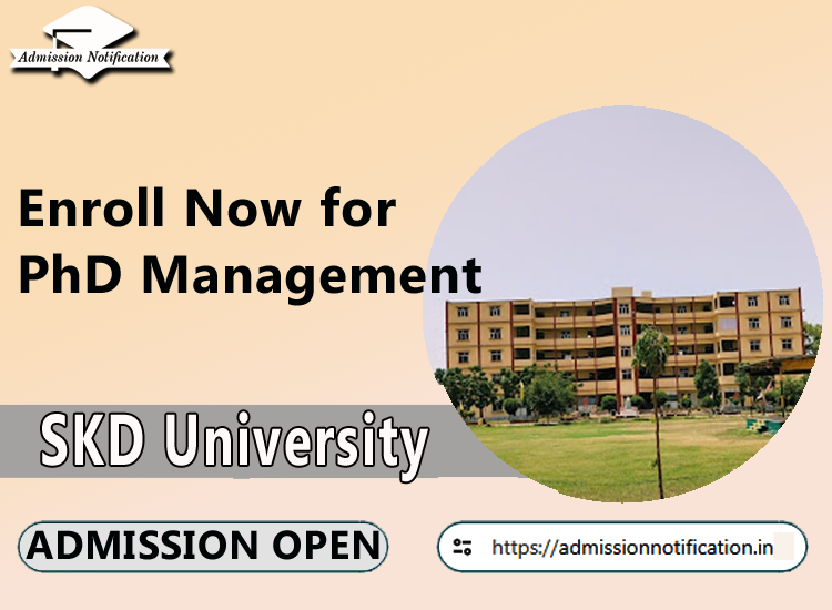 PhD Management Admission Guidelines in SKD University
