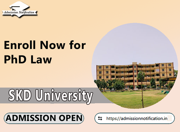 PhD Law Admission Guidelines in SKD University